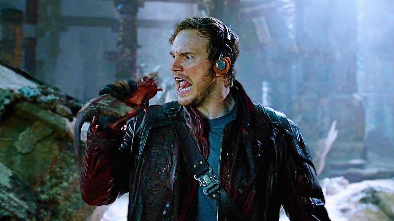 The introduction of the Guardians in the first film's opening scene sets the tone for the franchise (Image via Marvel Studios)